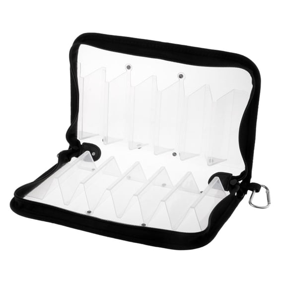 Caja de Bolsa de Almacenamiento de Plantilla de Calamar Cola Squid Jigs Lure Pouch