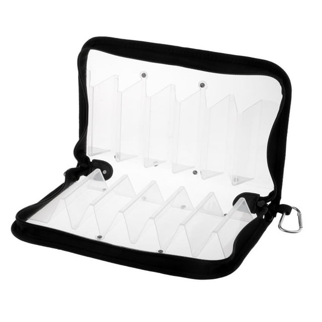 Bolsa de almacenamiento DYNWAVEMX para Pesca con 12 compartimentos para anzuelos sepia pulp