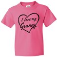 thumbnail image 3 of Inktastic I Love My Granny in Black Chalk Heart Youth T-Shirt, 3 of 5