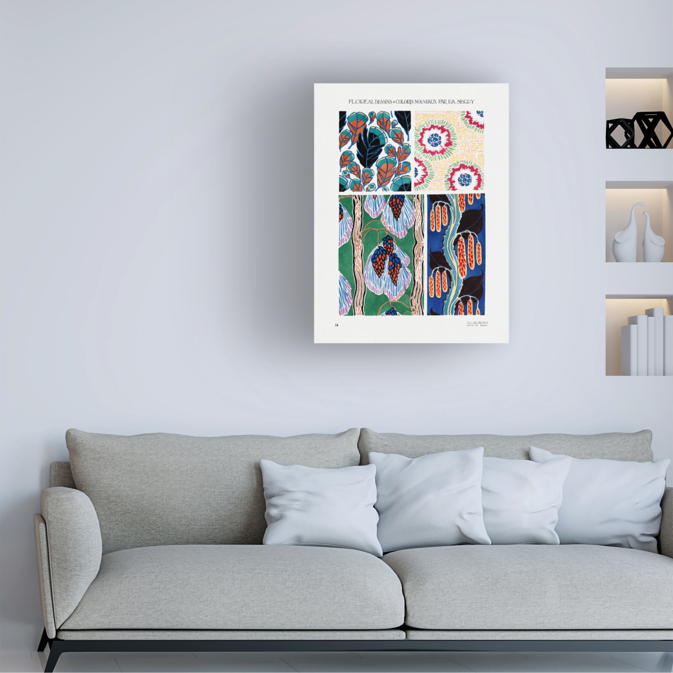 Trademark Fine Art Pictufy   Patterns 14 Canvas Wall Art