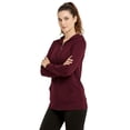 thumbnail image 2 of Women’s Lightweight Cotton Hoodie with Packets S-3XL Full Zip Cotton Blend Drawstring Zipper Hooded Sweatshirt Jacket Regular & Plus Size Casual Womenswear Activewear, 2 of 3