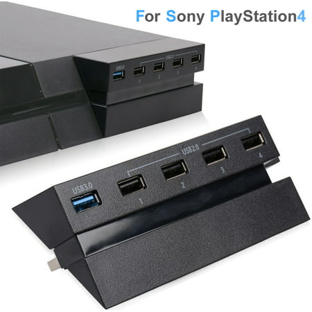 5 USB Port Hub for Sony PS4 High Speed Charger Controller (Best Ps4 Controller Charger)