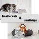 thumbnail image 4 of Dispensador de agua para mascotas, dispensador automático de agua para gatos por gravedad de 2,8 l para gatos, perros y conejos, agua desmontable para perros y gatos gris, 4 of 5