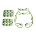 thumbnail image 1 of Masajeador de tejido profundo con 24 ruedas para fascia, ideal para equipos de musculación. verde, 1 of 9