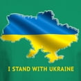 thumbnail image 3 of CafePress - I Stand With Ukraine Flag Ukrainian Pride T Shirt - Men's Classic Graphic Cotton T-Shirt, 3 of 4