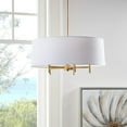 thumbnail image 2 of Madison Park Presidio Chandelier White/Gold See Below, 2 of 5
