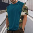 thumbnail image 2 of Fashion Tops for Men Trendy Summer Mens Blouses for Work Professional Pink Mens T Shirts Casual Workout Shirts Men Set Short Sleeve Button Up Shirts for Men Print, 2 of 5