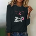 thumbnail image 2 of PuLe Women's Top Womens Long Sleeve Shirts Trendy Sunflower Graphic Tee Casual Crew Neck Pullover Fall Trendy Blouse Y2K Clothes, 2 of 4