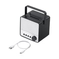 thumbnail image 1 of Humidificador difusor de llama, apagado automático de sonido, difusor de aceite esencial de 120 ml con altavoz para baño de oficina, 1 of 9