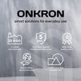 thumbnail image 3 of ONKRON Single Monitor Mount Desk for 13 - 32 Inch Screen up to 17 lbs - Gas Spring Monitor Arm Desk Mount 75x75, 3 of 7