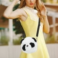 thumbnail image 2 of Bolso bandolera de panda de dibujos animados, bolso de hombro de moda, bolso bandolera portátil para niñas, 2 of 8