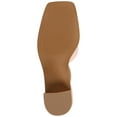 thumbnail image 6 of Journee Womens Evangeline Square Toe Stacked Heel Pumps, Widths Available, 6 of 11