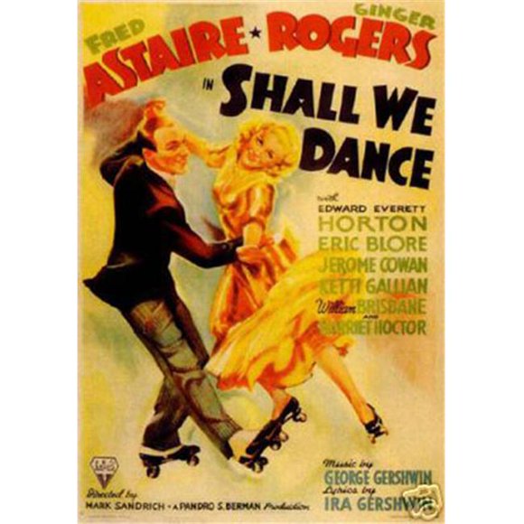 Hot Stuff Enterprise 4619-12x18-LM Shall We Dance Fred Astaire Poster
