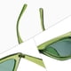 thumbnail image 4 of Gafas de Sol VANLINKER Pequeñas Modernas de Ojo de Gato Estrechas con Lente Verde, 4 of 5