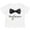 AA-White, variant on Inktastic Ring Bearer- black bow tie Boys or Girls Toddler T-Shirt