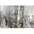 thumbnail image 2 of Jill, Susan 18x13 White Modern Wood Framed Museum Art Print Titled - Empire Twilight Detail, 2 of 4