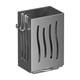 thumbnail image 2 of Soporte para utensilios de cocina montado en la pared, caja de almacenamiento de plástico, ganchos de drenaje para cuchillos y palillos, organizador multifuncional, Gris, 2 of 9