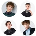 thumbnail image 5 of Men Silk Scarves 100% Silk 21" x 21" Square Neck Scarf Pure Color Breathable Lightweight Neckerchief Fashion, 5 of 5