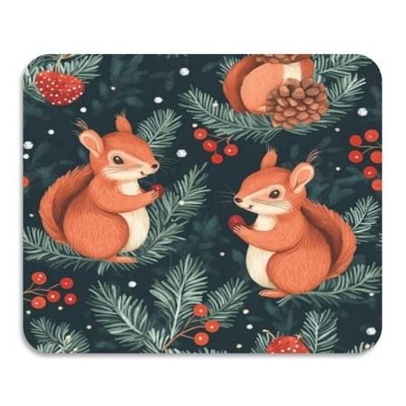 

Diatom Mud Drain Pad 15.7X11.8 Inch Dish Drying Mats Magical Mat Magic Mat Kitchen Drain Mat Coffee Drain Mat Table Drain Mat Christmas Pretty Squirrel