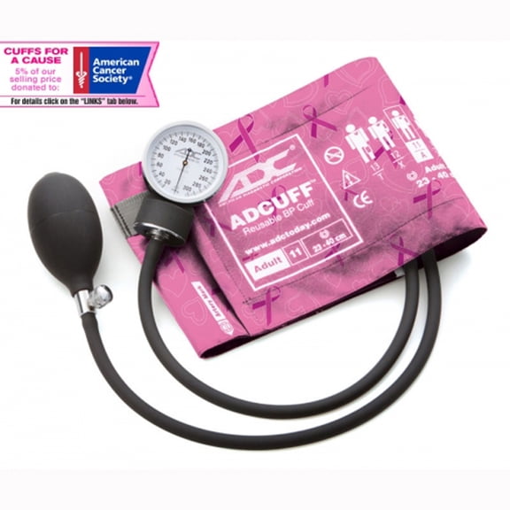 ADC-760-11ABCA Prosphyg Pocket Aneroid Sphyg-Breast Cancer Ribbons