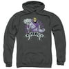 MASTERS OF THE UNIVERSE/SKELETOR-ADULT PULL-OVER HOODIE-CHARCOAL-LG