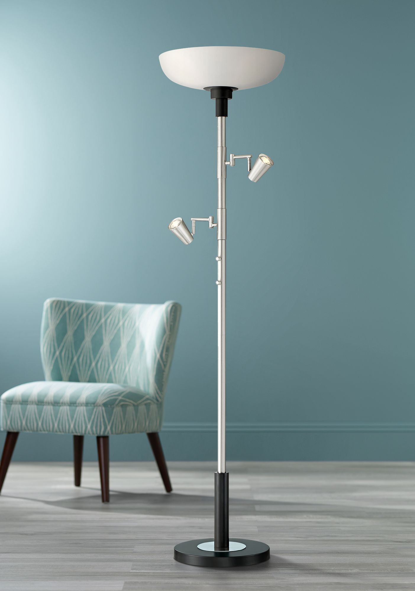 Torchiere Floor Lamp With Reading, Modern Torchiere Table Lamp