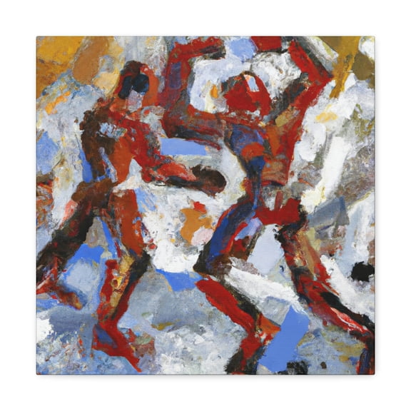A Boxing Expressionism - Canvas