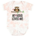 thumbnail image 3 of Inktastic My Nana Loves Me Owl Girls Baby Bodysuit, 3 of 5