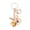 Golden, variant on SmartBy Rhinestone Starfish Keychain Sparkling Shell Faux Pearl Keyring Pendant for Purse Backpack Accessory Gift for Friends