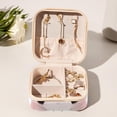 thumbnail image 6 of Easter Travel Portable Square Jewelry Box for Rings Earrings Necklaces Bracelets Girls Women Display Case Holder Organizer Stand Storage Box, 6 of 6