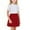 Red, variant on Fancifize Girls' Pleated Skirt Elastic Waist School Uniform Skirts with Short Casual Trendy Back to School Clothes for 2-17 Years