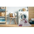 thumbnail image 2 of Ahgly Company Machine Washable Indoor Rectangle Transitional Pearl Beige Area Rugs, 2' x 4', 2 of 7