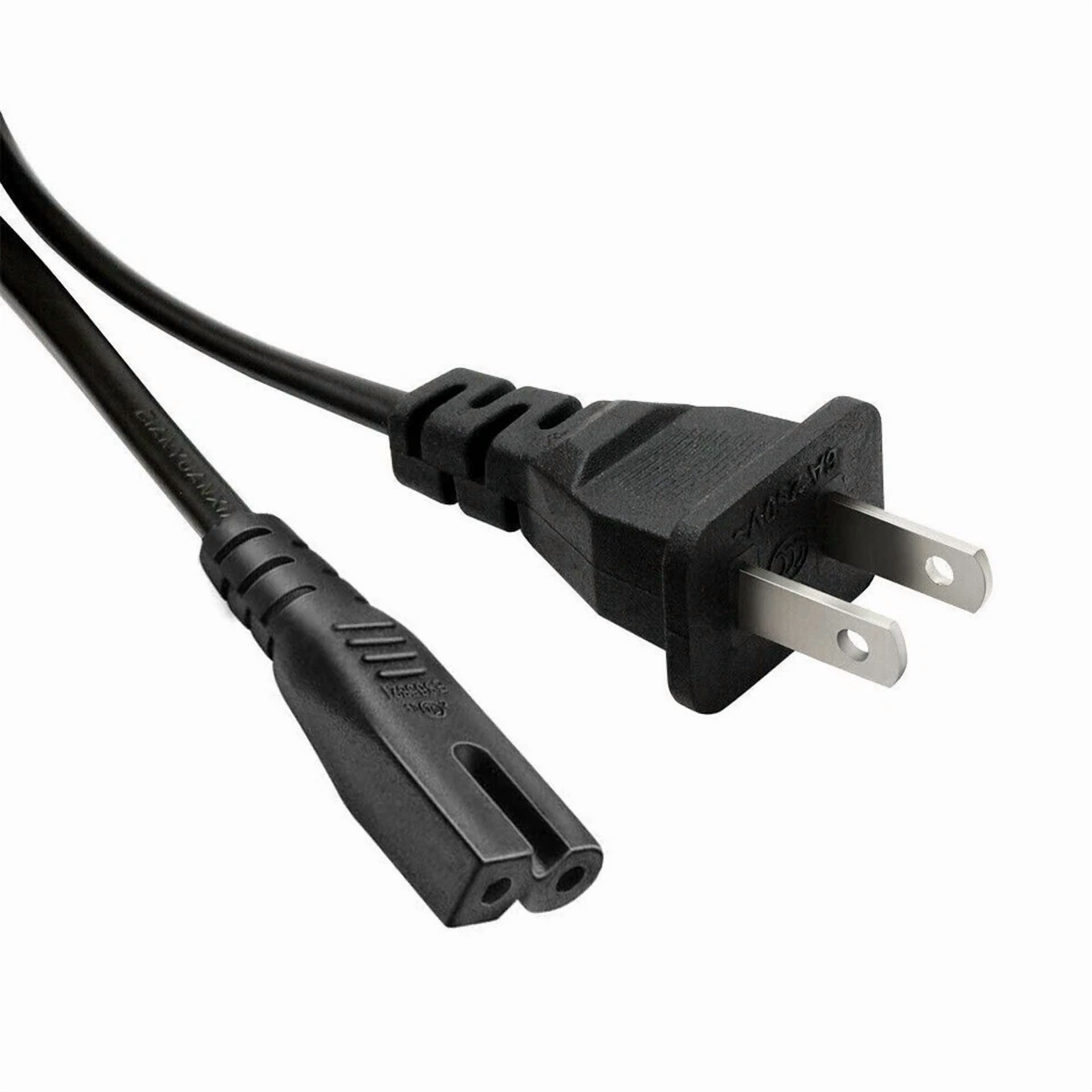 Aprelco 5Ft Ul 2 Prong Ac Power Cord Cable Lead For Vizio Sharp Sanyo Emerson Tv