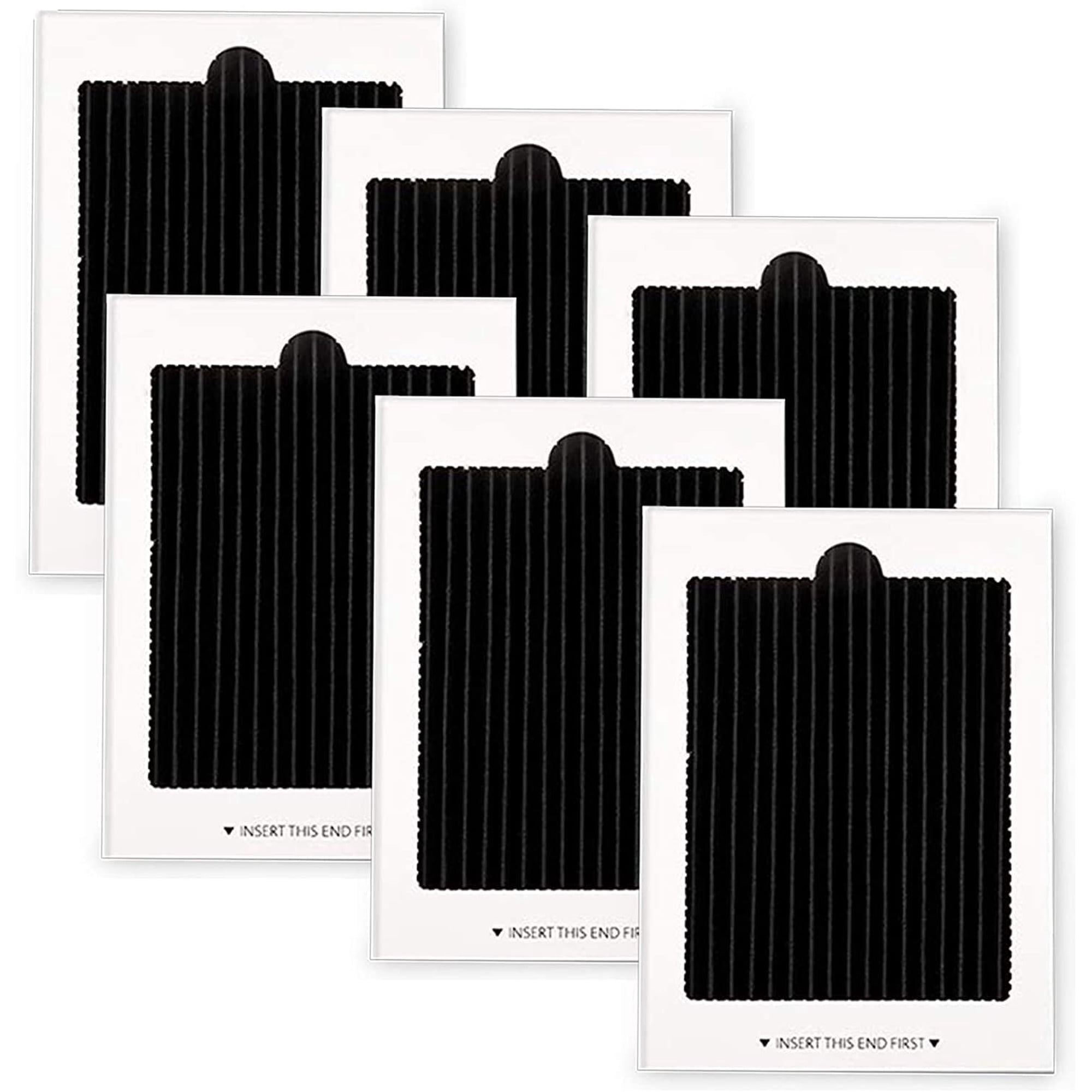 DEWEL Refrigerator Air Filter Replacement for Frigidaire & Electrolux,6 Packs Refrigerator Filter Activated Carbon Filter Reduce Odors for EAFCBF, PAULTRA, RAF1150 242061001,242047801, 242047804
