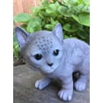 thumbnail image 4 of Figurine Hi-Line Gift Ltd., gatito azul ruso, poliresina, 4 of 5