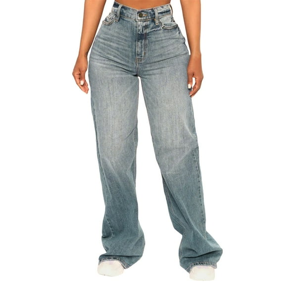adviicd Stretch Jeans for Women Women's Ripped Skinny Jeans Distressed Stretchy Denim Pants Light Blue,XL