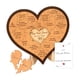 thumbnail image 1 of Placa de regalo de aniversario, artesanías de madera, decoración del hogar, rompecabezas de corazón de madera de escritorio para él, hombres, mujeres, 1er aniversario, 1 of 8