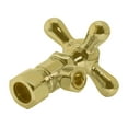 thumbnail image 7 of Westbrass D105X-03 Cross Handle Angle Stop Shut Off Valve, Polished Brass, 7 of 7