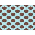 thumbnail image 1 of Ahgly Company Machine Washable Indoor Rectangle Transitional Tron Blue Area Rugs, 2' x 5', 1 of 7