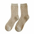 thumbnail image 1 of Calcetines térmicos Sonducket 2 uds de lana cálido ligero resistente al frio caqui, 1 of 6