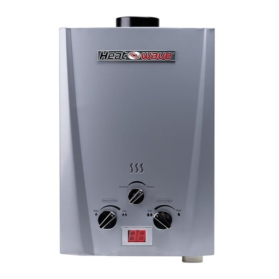 Boiler de paso instantáneo convencional Heatwave 6 Lts por minuto Gas LP HW-GI06PY
