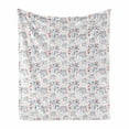 thumbnail image 1 of 4th of July Soft Flannel Fleece Throw Blanket, American Festivities with Freedom and Liberty Themes Summer Celebrations, Cozy Plush for Indoor and Outdoor Use, 60" x 80", Red White Blue, by Ambesonne, 1 of 6