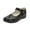 Black A, variant on jobturf Girls Mary Janes Flats School Uniform Dress Shoes Ankle Strap Synthetic Leather Party Wedding Birthday Princess Shoes