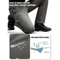 thumbnail image 4 of Pantalones cargo FREE SOLDIER para hombre, forro polar softshell, color gris, 4 of 8