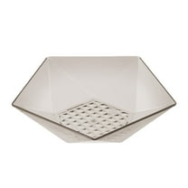 LEHOZIHEQ Clear Plastic Serving Bowls, Transparent Pentagram Fruit Transparent Containers, Square Plastic Buffet Containers for Chips, Snacks, Mints, Salad Bar, Snack Bowl Parties