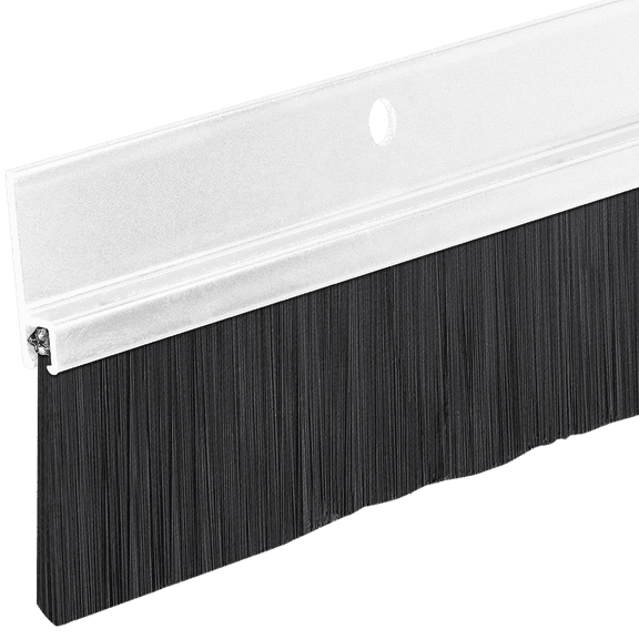 48" Aluminum Long Bristle Door Sweep