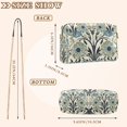thumbnail image 4 of FORMRS Women Crossbody Purse with Chain Strap Vegan Leather Shoulder Handbag, Blue Floral Pattern, 4 of 7