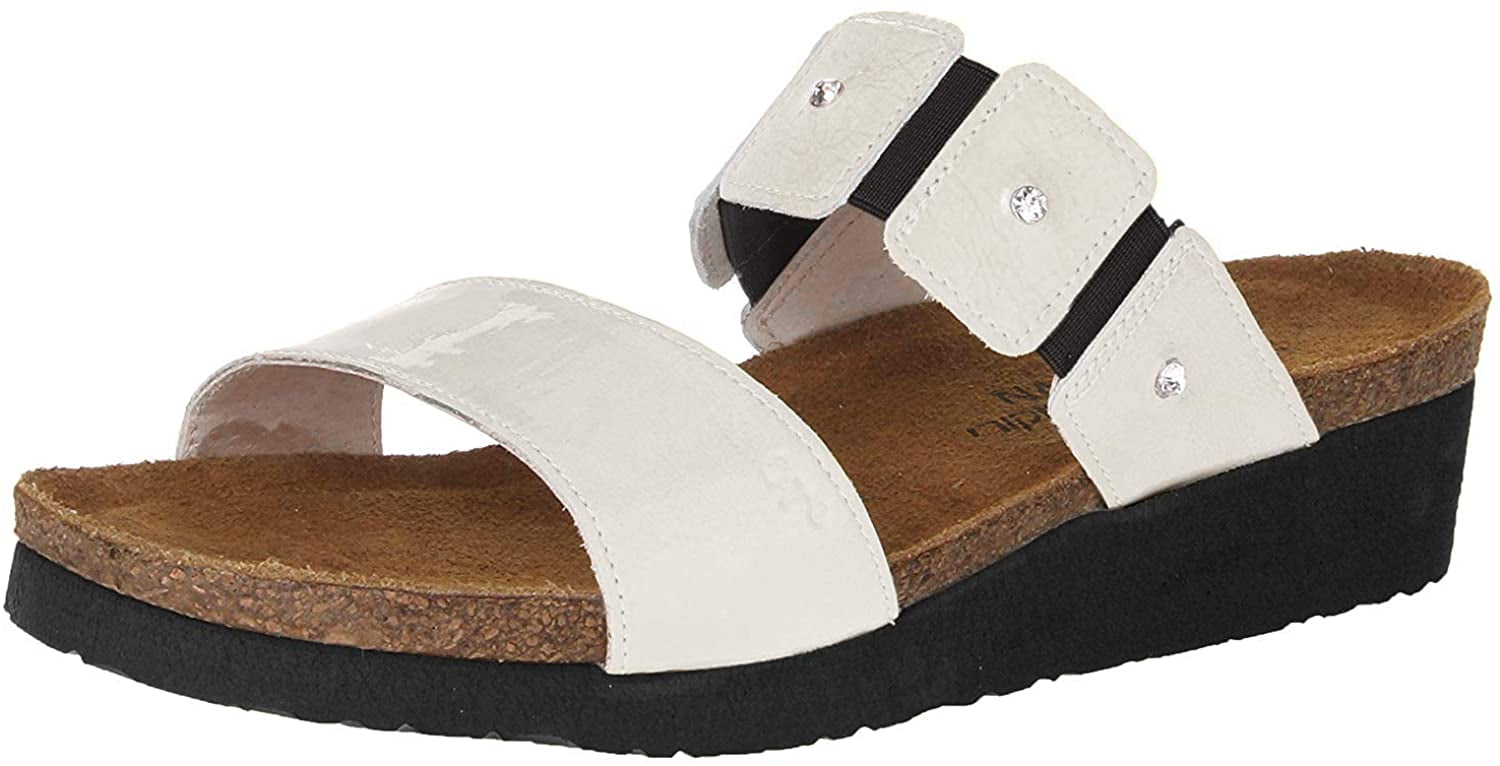 naot white sandals