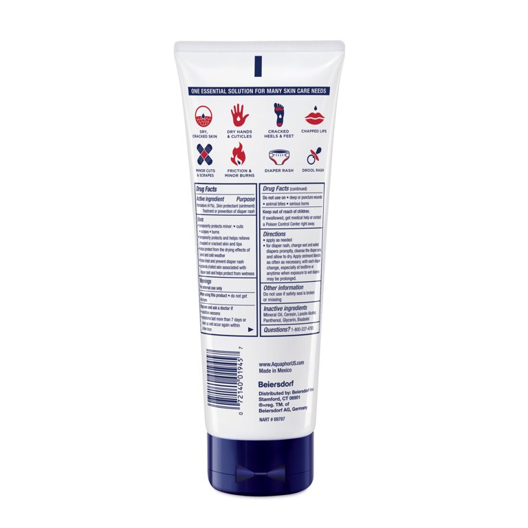 Aquaphor Healing Ointment Advanced Therapy Skin Protectant 7 oz