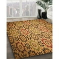 thumbnail image 3 of Ahgly Company Machine Washable Indoor Rectangle Transitional Mahogany Brown Area Rugs, 2' x 4', 3 of 7